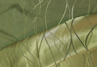 Hemera kétoldalas szatén dekor (zöld)