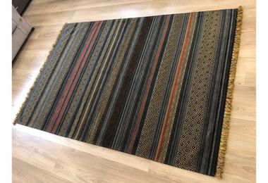 ISKANDINAV Színes csíkos modern szőnyeg